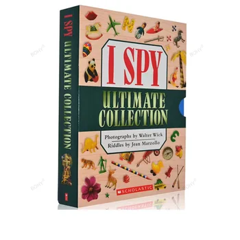 10 Kitap kutu seti I Spy Ultimate Serisi Görsel Keşif İngilizce Resimli Kitaplar çocuk Okuma için