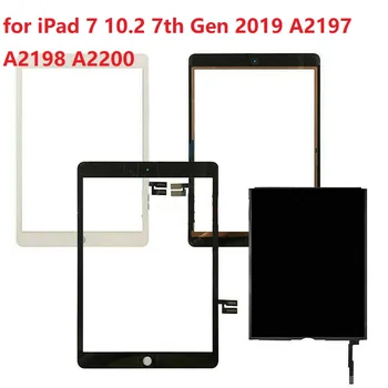 %100 % Test Edilmiş Apple iPad 7 İçin 7th Gen 2019 A2197 A2200 A2198 A2232 dokunmatik ekran digitizer LCD ekran için iPad Pro 10.2 LCD