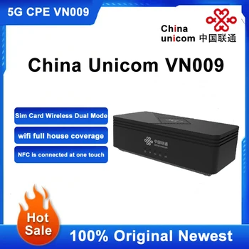 2023 Yeni Unlocked Çin Unicom Vn009 5G Wıfı6 CPE 4G Lte Sım Kart Kablosuz Çift Modlu NSA / SA Wi-Fi 6 Yönlendirici 5G Sım Yönlendirici Cpe