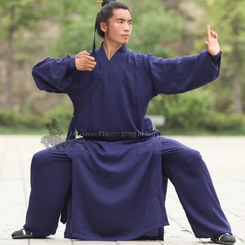 25 Renkler Keten Shaolin Wudang Taocu Robe Tai chi Takım Dövüş sanatları Kung fu Wushu Kanat Chun Üniformaları