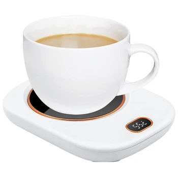 2X elektrikli Kahve kupa ısıtıcı, USB Kahve kupa ısıtıcı Sabit Sıcaklık kontrolü ısıtma plakası Ofis ev için Fit