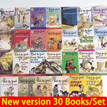 30 Kitap Nate Büyük Büyük Dedektif çocuk Çizgi Roman İngilizce resimli kitap Libro Livre İngilizce Kitaplar Libros De Inglés