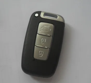 5 ADET akıllı anahtar Fob Case3 Düğmeler Hyundai IX35 Sonata 8 Akıllı Uzaktan anahtar Kabuk Eklemek İle Küçük itmeli anahtar