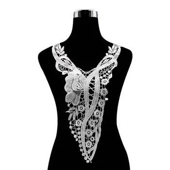 5 Adet Bezeme Beyaz Siyah Dantel Yaka Yaka Uzun Aplike Kostüm Süslemeleri Dikiş Uygulamaları Scrapbooking Sıcak