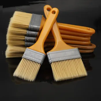 5 ADET Çok Fonksiyonlu Plastik Saplı Boya Fırçaları Duvar ve mobilya boyası Aracı Seti Boyama Fırçaları Sanatçı Boya Fırçaları