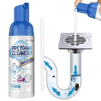 60ml Boru Tarama Deodorantı tahliye temizleyici Hızlı Köpük Boru Temizleyici Tahliye Tıkanmış Sökücü Tarama Maddesi Kanalizasyon Tuvalet Temizleme