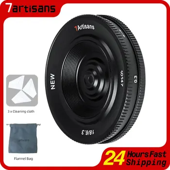7 Zanaatkarlar 18mm F6.3 II Ultra-ince APS-C Manuel Başbakan Lens için Sony E a6600 a6500 Fuji XF X-PRO 3 Nikon Z Z50 Z5 Z6 Kamera Lens