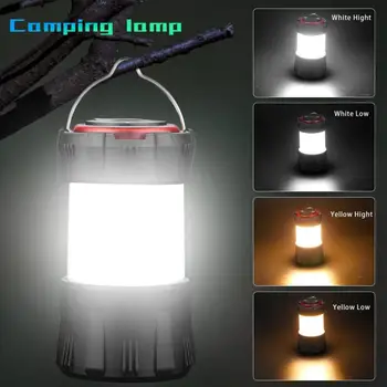 9 ışıkları modları Led kamp feneri şarj edilebilir 1000 lümen Parlak kamp Feneri Açık Kamp Gece Lambası kamp için
