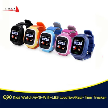 Akıllı GPS WİFİ Tracker Yer Bulucu SOS Çağrı Smartwatch Telefon İzle için Çocuk Bebek Çocuk Yaşlı Anti-Kayıp Monitör Q90 PK T58 Q50