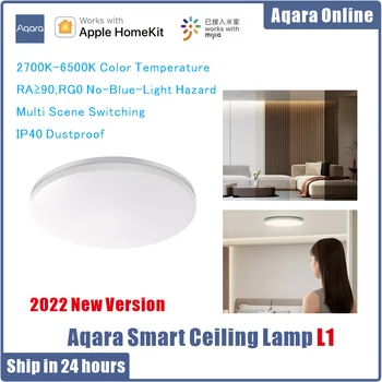 Aqara Akıllı Tavan Lambası L1 -350 Zigbee 3.0 Renk Sıcaklığı Yatak Odası Led lamba ışığı ile Çalışmak APP Xiaomi Mijia Apple Homekit