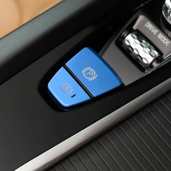 Araba Aksesuarları Volvo XC60 XC90 S90 V90 Başlat Düğmesi Park El Freni Yama Dekoratif Araba Çıkartmaları Araba Styling