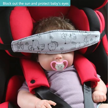 Araba Seyahat Desteği Güvenlik Desteği Çocuk Bebek Arabası Uyku Kafalık Ayarlanabilir Bantlar