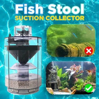 Balık Poop Toplayıcı Balık Tankı Atık Toplayıcı Otomatik Filtre Akvaryum Temizleme Aracı