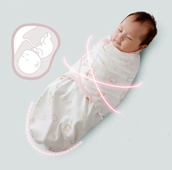Bebekler Uyku Tulumu Yenidoğan Kundak Sleepsack Koza Wrap Zarf %100 % Pamuk 0-3 Ay Yeni Doğan Bebek Kundaklama Yatak