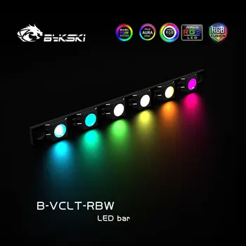 Bykski LED Şerit 12v/5v CPU GPU için Blok Su soğutma 70/100/150 / 200mm Uzunluk Desteği Sync Anakart B-VCLT-RBW B-VCLT-RGB