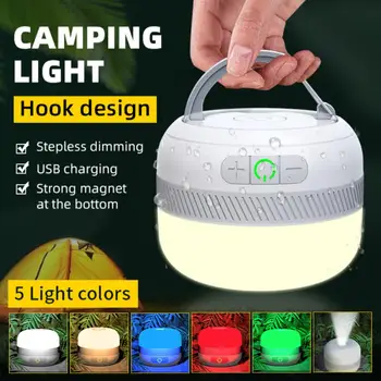 Dış Aydınlatma Taşınabilir fener çadır ışığı LED kamp feneri Lambası Yürüyüş Acil El Feneri Çalışma Asılı Lambalar