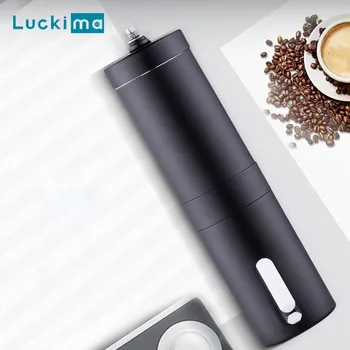 El Manuel Seramik Kahve Değirmeni El Yapımı Espresso Değirmeni Paslanmaz Çelik Kahve Çekirdeği Çapak Değirmeni Kalınlığı Ayarlanabilir