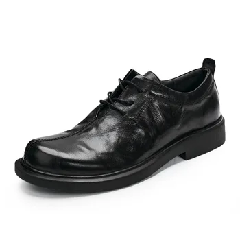 Gerçek Yumuşak Deri erkek rahat erkek resmi ayakkabı Lüks El Yapımı Kaliteli Hakiki Deri Tasarımcısı Retro Düğün Sosyal ayakkabı Adam