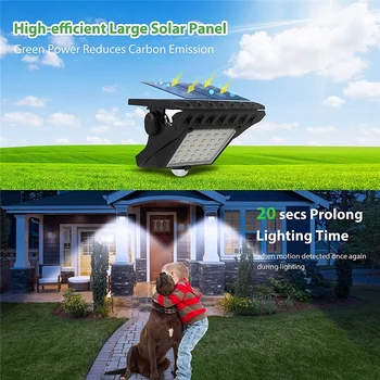 Güneş şarj edilebilir klip ışık 72LED açık süper parlak hareket sensörü su geçirmez kablosuz çit güverte duvar garaj veranda güneş lambası