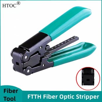 HTOC Soğuk Ekleme Aracı Fiber Optik Striptizci FTTH Kablo Şeritleme Pense Kablo Kılıfı Striptizci