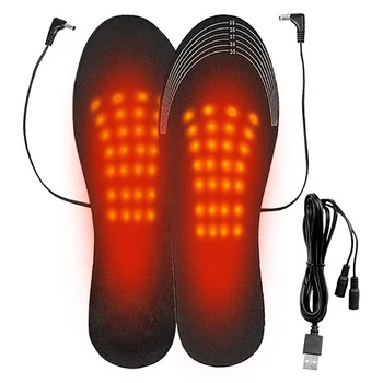 Isıtma yıkanabilir ve kesme tam tabanı ısıtma tam pedleri USB ısıtma tabanlık elektrikli ısıtma sıcak ayak pedleri şarj