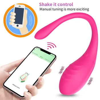 Kablosuz bluetooth g noktası vibratör vibratör kadınlar için app uzaktan kumanda kullanımı titreşimli yumurta klitoris kadın külot seks oyuncakları adu