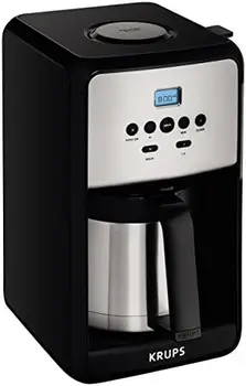 Kahve Makinesi, Programlanabilir Kahve Makinesi, Termal Sürahi, 12 Su Bardağı, Siyah