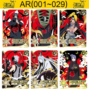 KAYOU Anime Naruto AR Kartları Deidara Sasori Hoshigaki Kisame Uchiha Obito Jiraiya Orochimaru Zetsu AR Koleksiyon Kartları Çocuk Oyuncakları