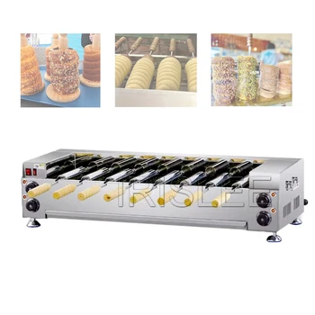 Macar Baca Kek Kalacs rulo ızgara fırın Makinesi Elektrikli Çörek Dondurma Koni makinesi