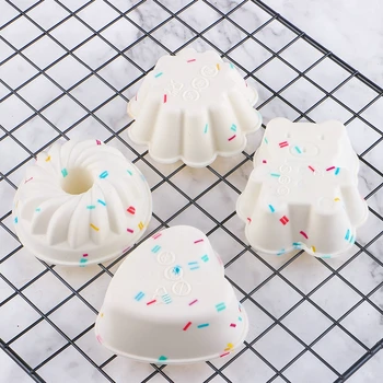 Macaron Muffin Donuts Cupcake Silikon Kalıplar Fincan Kek DIY Dekorasyon Bakeware Pişirme Araçları