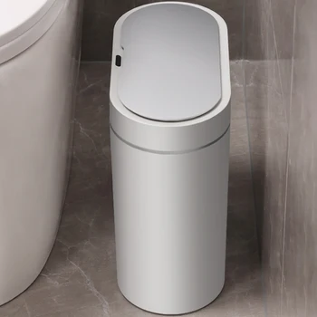 Otomatik Dekor Masası çöp tenekesi Ofis Taşınabilir Geri Dönüşüm Temiz Tuvalet çöp tenekesi Depolama Akıllı Plastik Cubo Basura Temizleme Araçları
