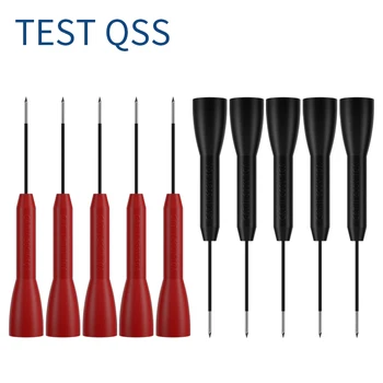 QSS 1mm Test Probu Yalıtım Çok metre İğne Paslanmaz Test Pimi tahribatsız Multimetre Test Probları Teşhis Q. 30038