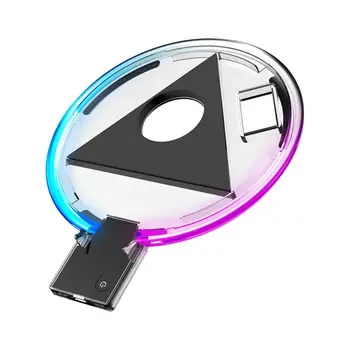 RGB Taban Ayarlanabilir LED Ortam İşığı Oyun Konsolu Dikey Yatay İstasyonu Tutucu Aksesuarları PS5