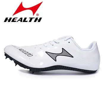 Sağlık nefes karbon tabak erkekler atletizm 100 400 metre ışık Sprint sivri profesyonel tam boy tırnak koşu ayakkabıları