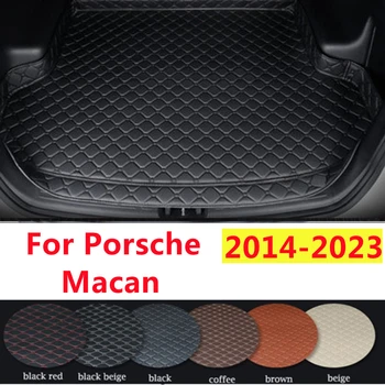 SJ Yüksek Yan Özel Fit Porsche Macan 2014-15-2023 İçin Tüm Hava Su Geçirmez Araba Gövde Mat OTOMATİK Arka Kargo Astarı Kapağı Halı