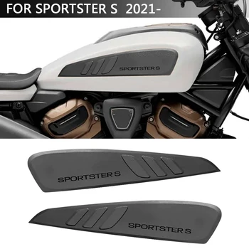 Sportster S 2021 - 2022 için Motosiklet Yan Yakıt Tankı pad Tankı Pedleri Koruyucu Etiketler Çıkartması Gaz Diz Kavrama çekme pedi