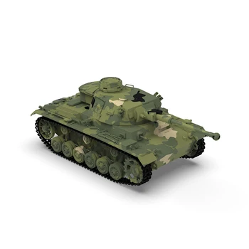 SSMODEL 72714 V1. 7 1/72 3D Baskılı Reçine model seti PzKpfwIII Orta Tankı K