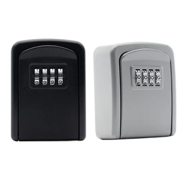 Tam Metal Anahtar Güvenli Mini saklama kutusu Gizli Güvenli Disguise Anahtarsız ev kasası Alaşımlı Malzeme