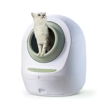 Tam Otomatik Büyük Akıllı Kedi Tuvalet çöp tepsisi Kendi Kendini Temizleyen Kedi Kumu Kürek Toplayıcı Kapalı Kum Kutusu Kedi Pet Malzemeleri
