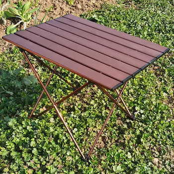 Taşınabilir Katlanabilir Masa Kamp dış mekan mobilyası Bilgisayar Yatak Masaları Piknik 6061 Alüminyum Alaşımlı Ultra Hafif Katlanır Masa
