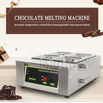 Ticari Çikolata Eritme Makinesi Elektrikli Pot ısıtıcı gıda ısıtıcısı Paslanmaz Çelik Mum Tavlama Makinesi
