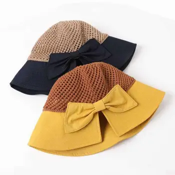 Yay Tasarım Şapka Geniş Brim Disket Şapka Kızlar Kadınlar için Uv Koruma Katlanabilir Seyahat Kap Plaj Yaz Şapka Şık Bayan kadınlar için