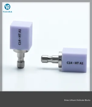 Yucera Diş Laboratuvarı C14 HT CEREC için Yüksek Yarı Saydamlık CAD CAM Lityum Disilikat