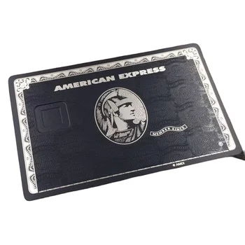 Yüksek Kaliteli Özel Baskı Manyetik Banka NFC RFID Ön Ödemeli Kartlar Metal Kart Çip Yuvası ile 4442 Çip Desteği baskı persona
